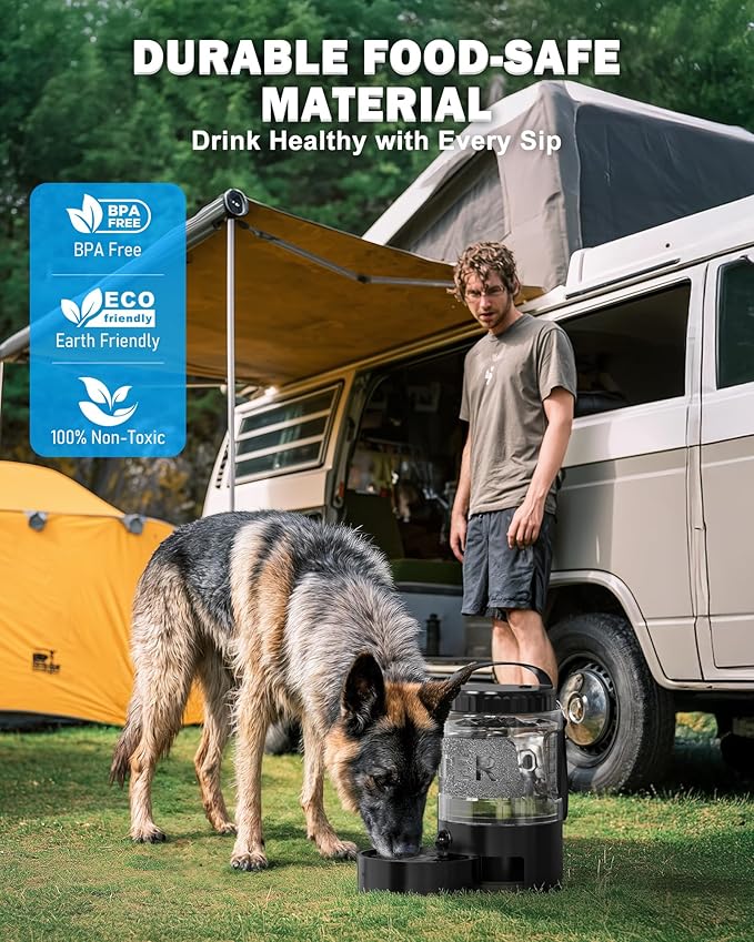 lesotc 95OZ Large Dog Water Bottle,Portable Travel Water Bowl for Dogs Camping Hiking Traveling