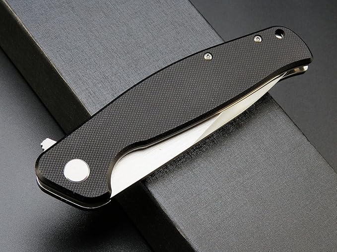 Eafengrow EF240 Folding Knife D2 Steel Blade G10 Handle EDC Tool Pocket Knives for Outdoor Working