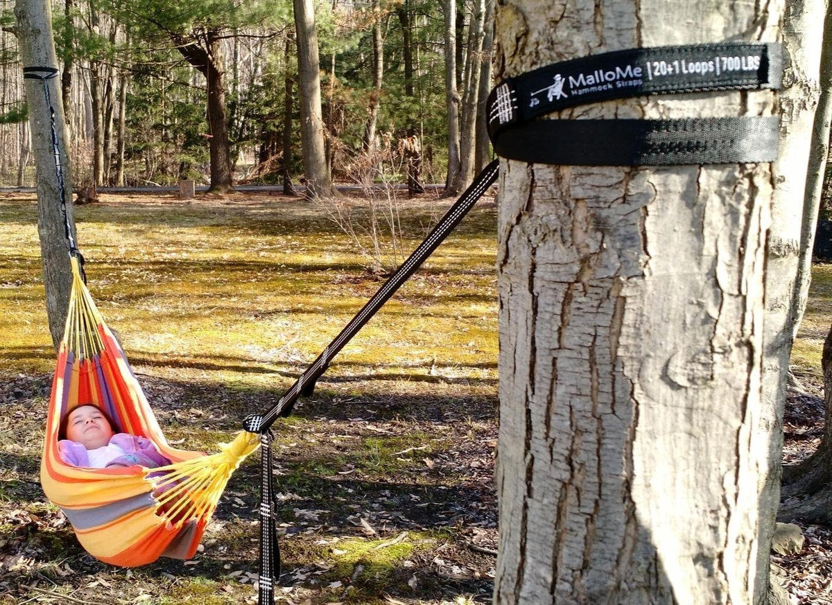 MalloMe Tree Swing Straps & Hammock Straps for Trees – Multi-Purpose Hanging Kit, Heavy Duty