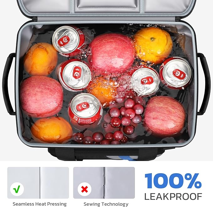 Maelstrom Cooler Bag, 30 Cans Beach Cooler, Large Leakproof Insulated Soft Cooler with Bottle