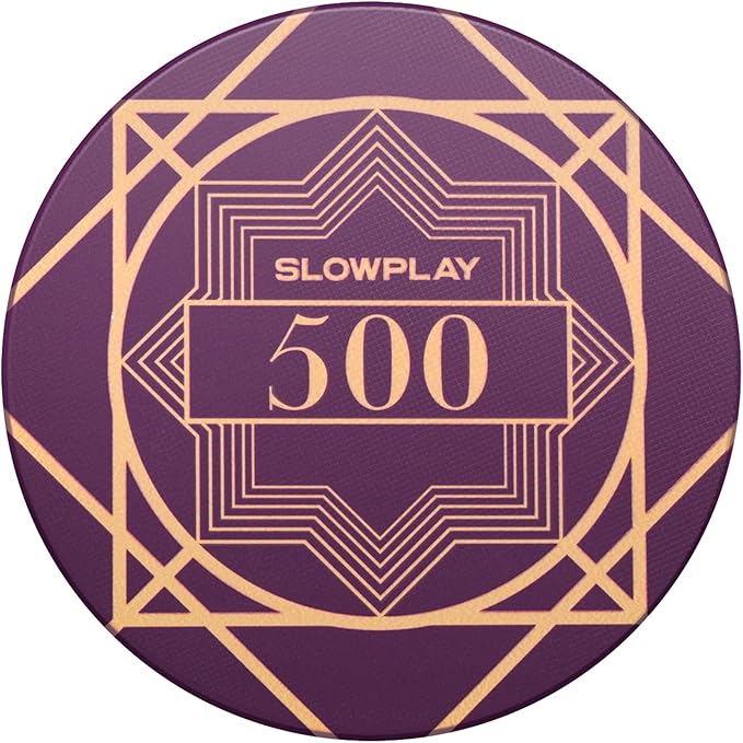 SLOWPLAY Nash Ceramic Poker Chips in Bulk, Casino Grade Ceramic 10-Gram Poker Chip for Texas