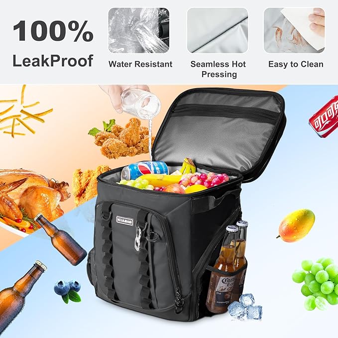 Beach Cooler Backpack for Men 36cans Insulated Backpack Cooler Lunch Bag for Women Camping Hiking