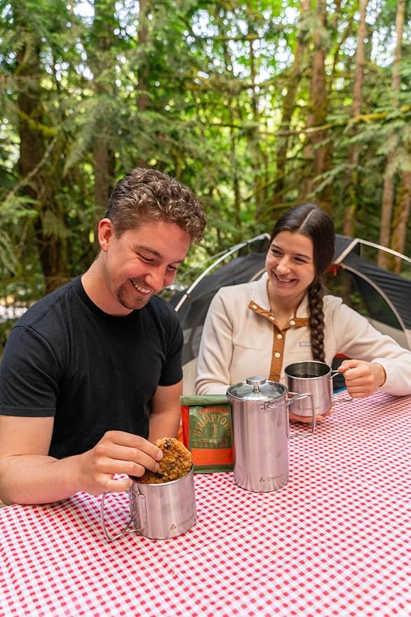 Coghlan's Stainless Steel Camp Mug/Pot – 600 mL (21 oz.) Lightweight Outdoor Cooking Pot & Cup with