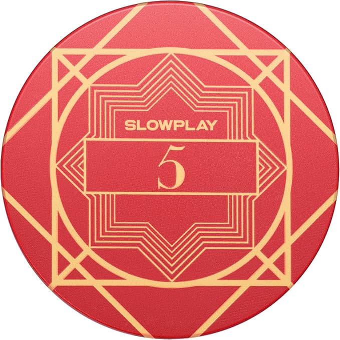 SLOWPLAY Nash Ceramic Poker Chips in Bulk, Casino Grade Ceramic 10-Gram Poker Chip for Texas
