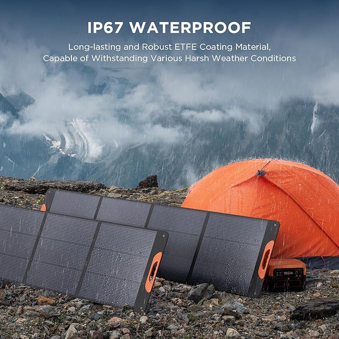 440 Watt N-Type 16BB Portable Solar Panel, RV Essentials,2PCS 220W 19.8V Foldable Solar Charger for