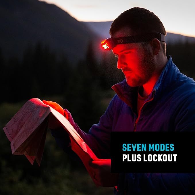 Nite Ize Radiant RH2 PowerSwitch Rechargeable Headlamp - Headlamp for Camping & Hiking