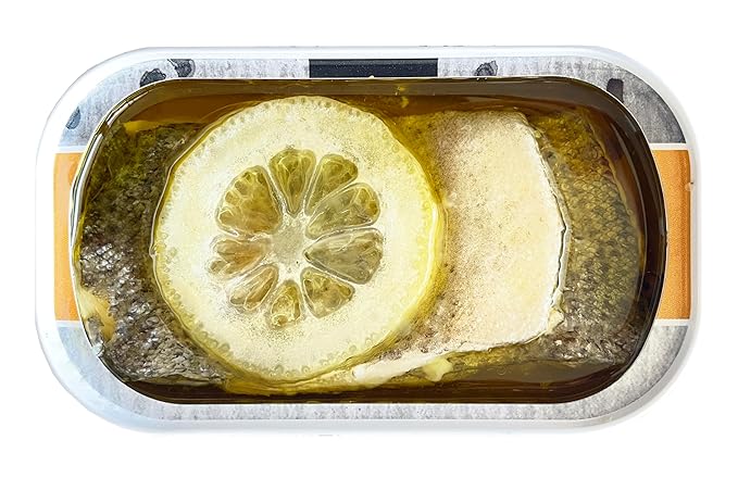 COLE?™S - Smoked Trout Fillet with Lemon & Cracked Pepper | 3.2oz Hand-Packed Canned Fish | High in