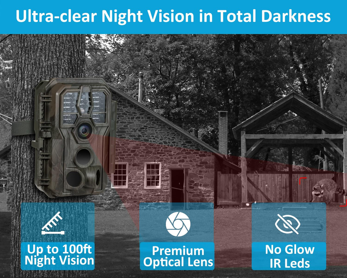 GardePro Trail Camera - 64MP, 1296P, 100ft, Non-Cellular, Non-WiFi - product view 5