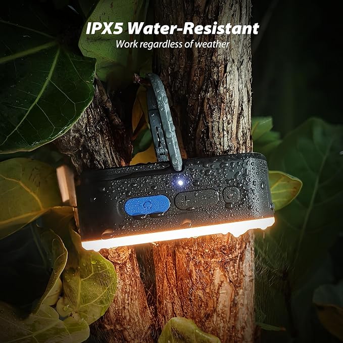 Motion Sensor Camping Lights,Rechargeable Camping Lantern, Portable Hanging Tent Lights,IPX5