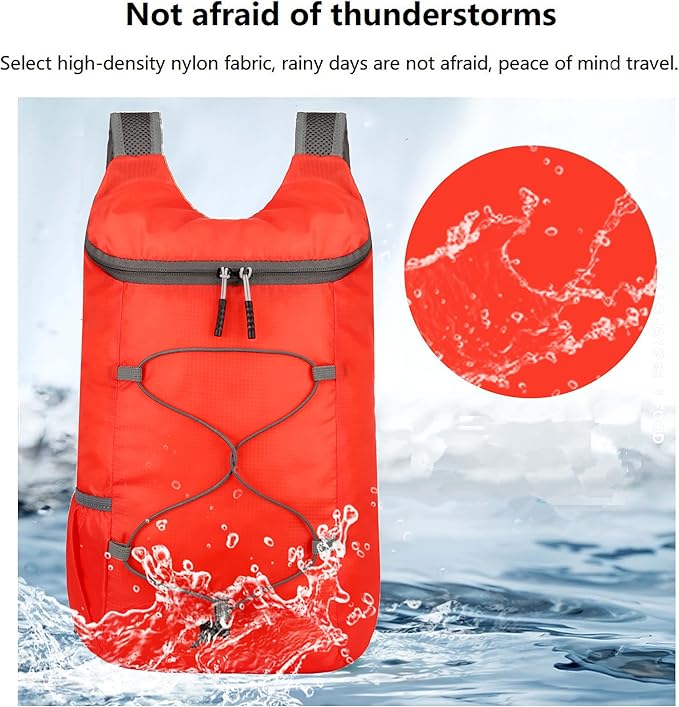 16L Lightweight Foldable Hiking-Backpack Small Packable-Daypack For Travel,Ultralight
