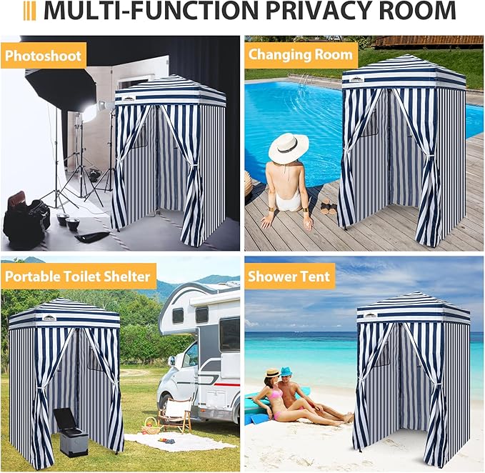 EAGLE PEAK Flex Ultra Compact 4x4 Pop-up Canopy, Sun Shelter, Changing Room, Portable Privacy