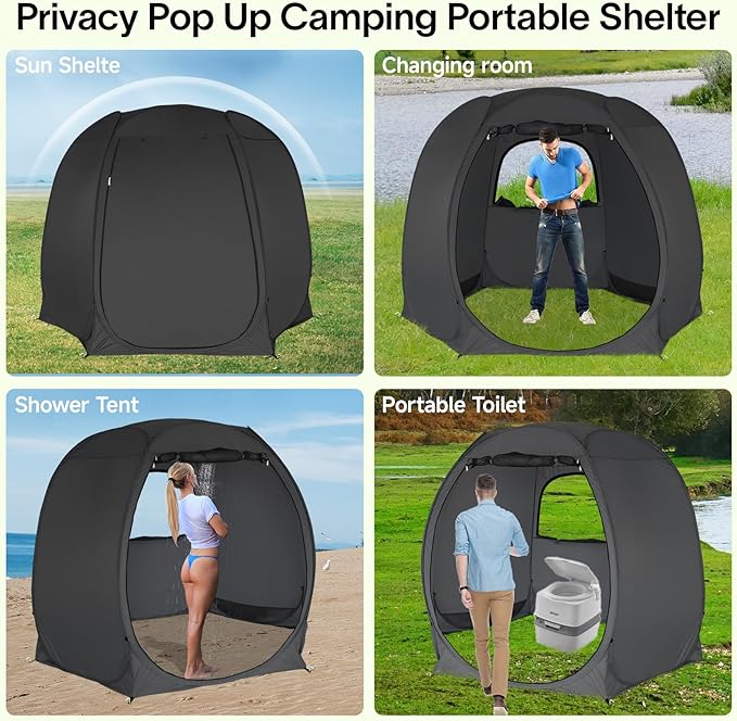 Alvantor Pop Up Screen Tent House Room Instant Outdoor Camping Canopy Sun Shelter Gazebo for Patio