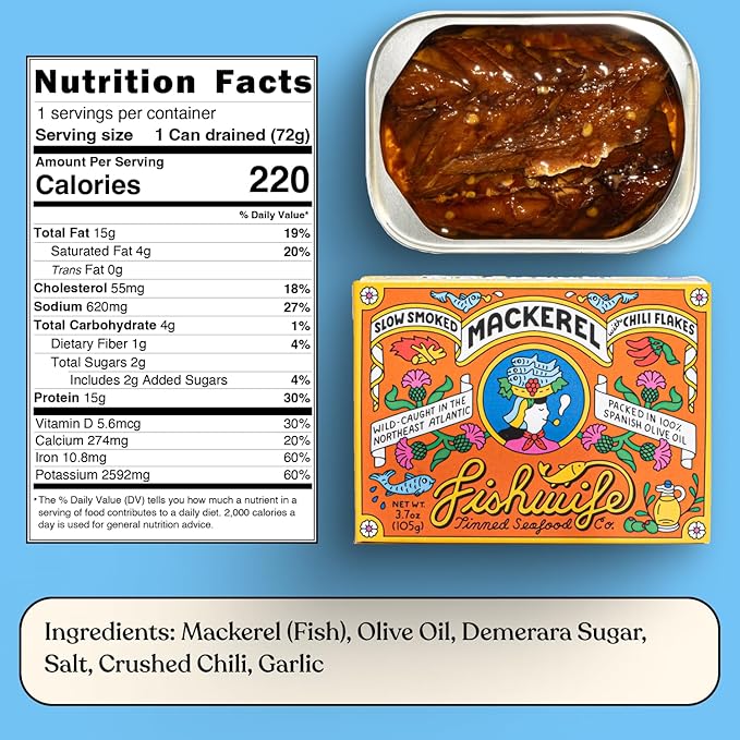 Fishwife Smoky Trio 3-Pack (Smoked Rainbow Trout, Smoked Salmon, Smoked Mackerel) | Gluten Free