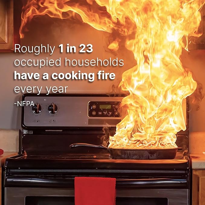 Electric Auto Stove Shut-Off Safety Device (3 or 4 Prong), Oven Monitoring Solution for Senior
