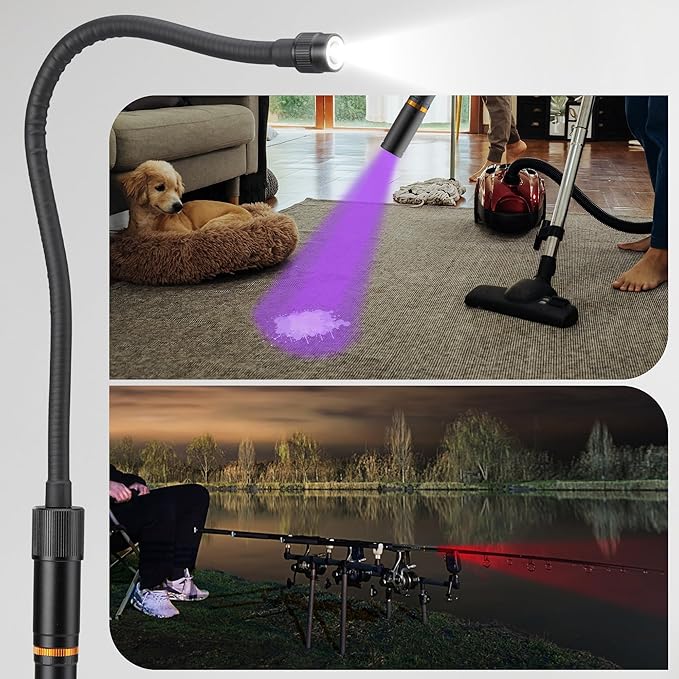 EverBrite Multi-Functional Rechargeable Work Light, Flexible LED Flashlight with 3 Light Modes