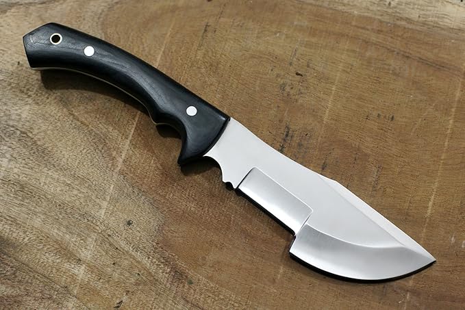 GCS Handmade D2 steel Hunting Knife G10 Handle Fixed Blade Knife Right Hand Scout Carry Buffalo