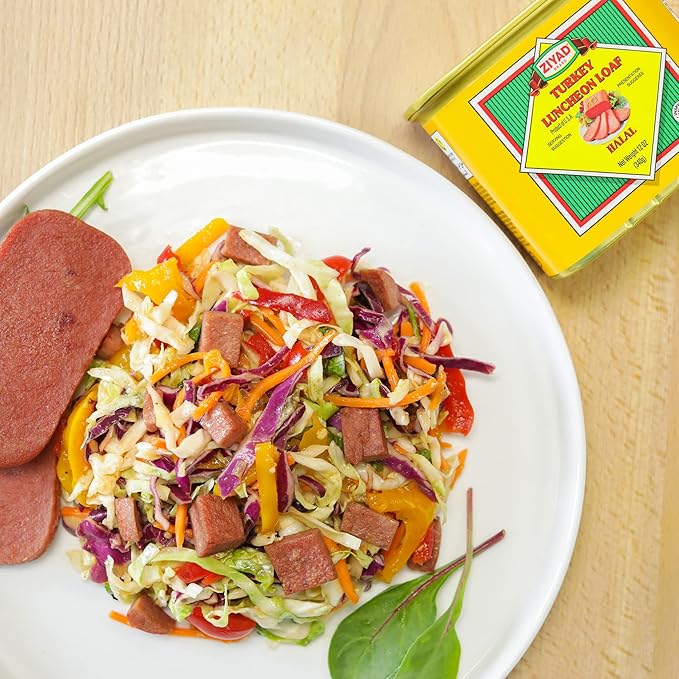 Ziyad Brand Premium Turkey Luncheon Meat, Halal, Ready To Eat, Delicious When Fried! 12oz