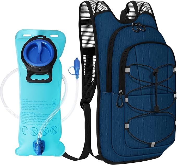 Hydration Backpack - Lightweight Water Backpack with 2L Water Bladder Bag, Running Hydration Vest