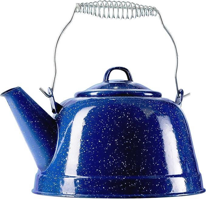 COLETTI Classic Camping Tea Kettle Stovetop — Travel Kettle, Camp Tea Pot for Stove