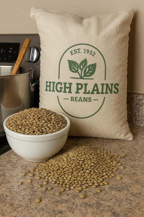 High Plains Richlea Lentils | 10 Pound Bag | Farm-Fresh | Non-GMO Verified | High Protein & Fiber