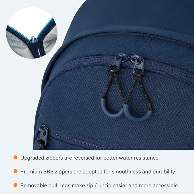 Carry On Travel Backpack For Women, 18 Inch Water Resistant Large Backpack Lightweight Bookbag For