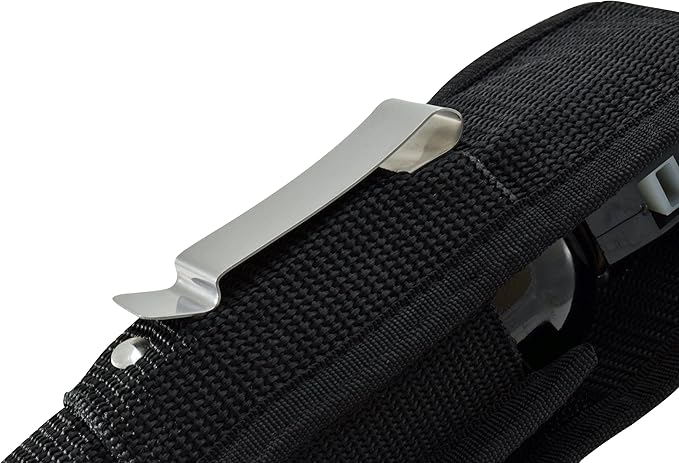 Metal Clip Holster for 9 oz. and 9.2 oz. Bear Spray and Pepper Spray Canisters - Easy to Access