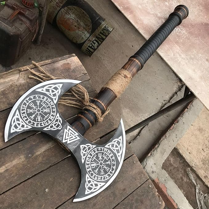 [MDM King Tools] Custom Handmade Viking Axe Medieval Ax with Viking Gift, Hand Axes, Viking Gifts