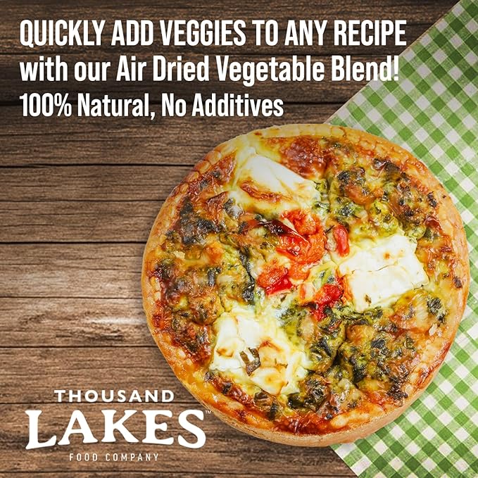 Thousand Lakes Dried Mixed Vegetables Select Soup Blend - Bulk - 2 pounds | 100% Veggies | No Added