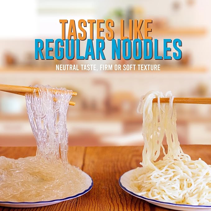 Sea Tangle Kelp Noodles (12oz) - Low Calorie Asian Noodles for Healthy Noodle Dishes - Gluten Free
