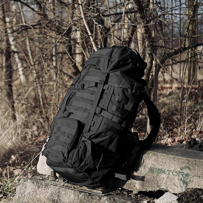 Mardingtop 70L Internal Frame Backpack for Hunting,Camping,Hiking Backpacking Backpack with Rain