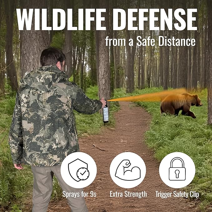 Mace Animal Repellent Sprays - Guard Alaska Bear Spray & Muzzle Dog Repellent Spray, EPA