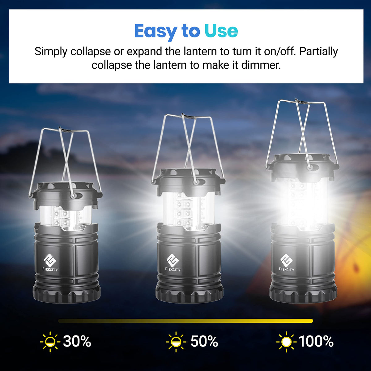 Etekcity Camping Lantern - 4 Pack - product view 4
