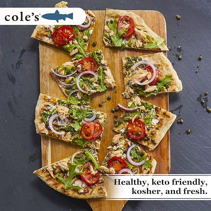 COLE'S Canned Seafood Variety Pack - Salmon, Rainbow Trout in Olive Oil & Trout with Lemon &
