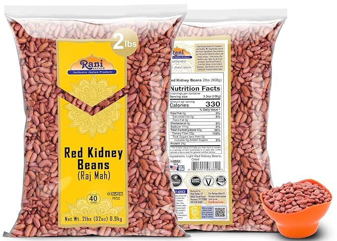 Rani Red Kidney Beans, Light 32oz (2lbs) 908g ~ All Natural | Vegan | Gluten Friendly | NON-GMO |