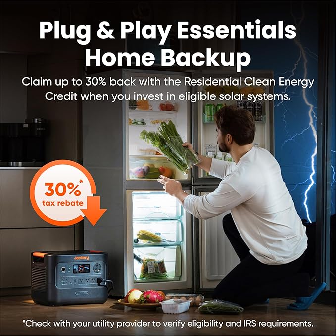 Jackery HomePower 3000 Portable Power Station and Hand Truck with 2x 200W Solar Panels, 3600W