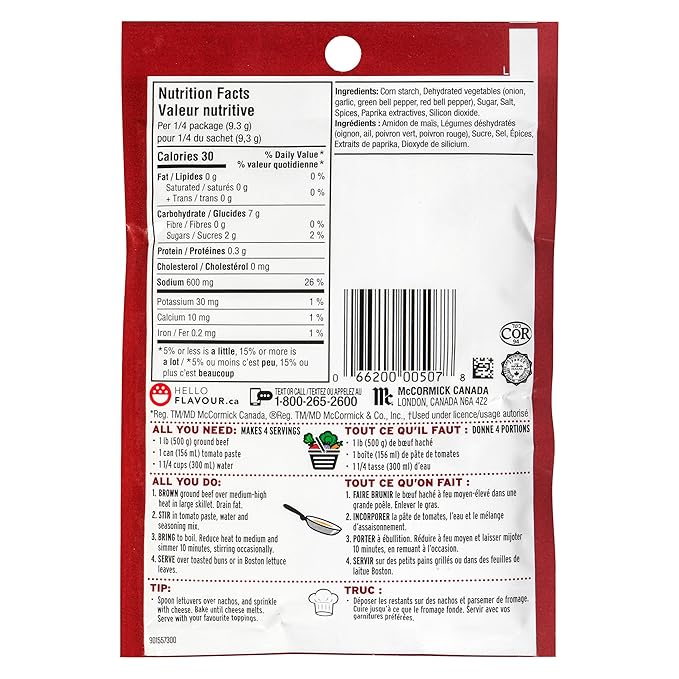 Club House Sloppy Joes Seasoning Mix, 37g/1.3oz