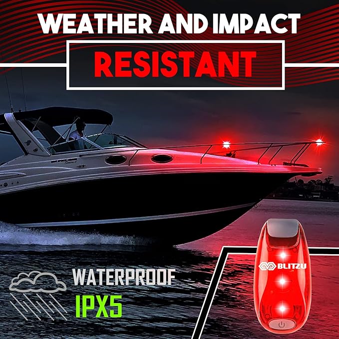 4 Pack LED Safety Light, Clip on Reflective Gear Lights for Walking at Night, Running, Jogging