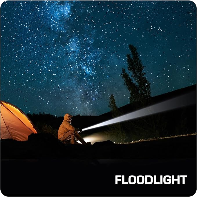EverBrite Ultra Bright Tactical Flashlight, 900 Lumen Zoomable Adjustable Focus, 3 Light Modes