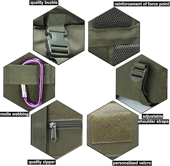 Hiking Backpack for Men 70L/100L Camping Backpack Military Rucksack Molle 3 Days Assault Pack for