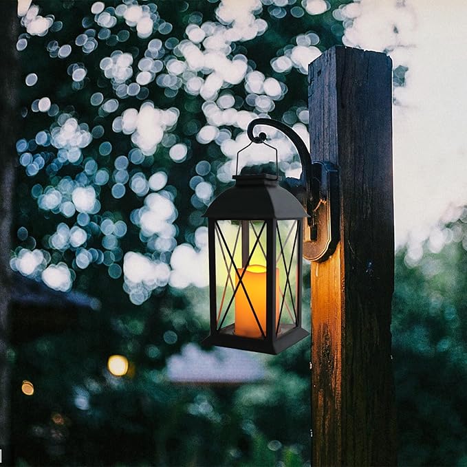 Afirst Solar Lantern Outdoor, 2 Pack Hanging Decorative Outdoor Lights Waterproof Umbrella Lights