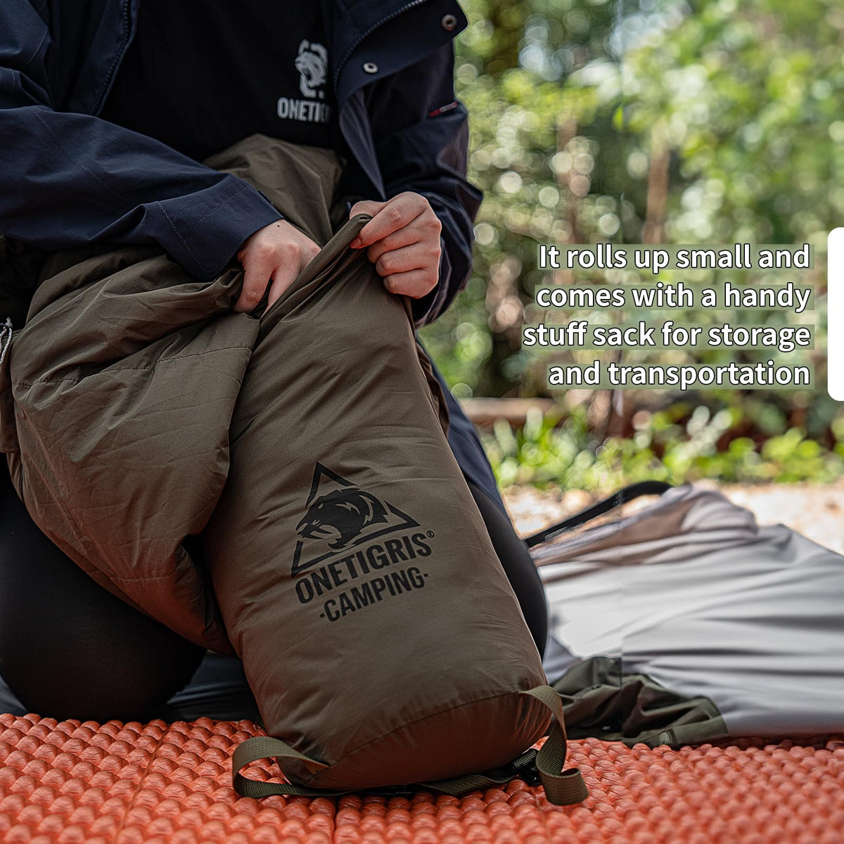 OneTigris Bushcrafter’s Sleeping Bags, Mummy Sleeping Bag for Camping Hiking Backpacking, Survival