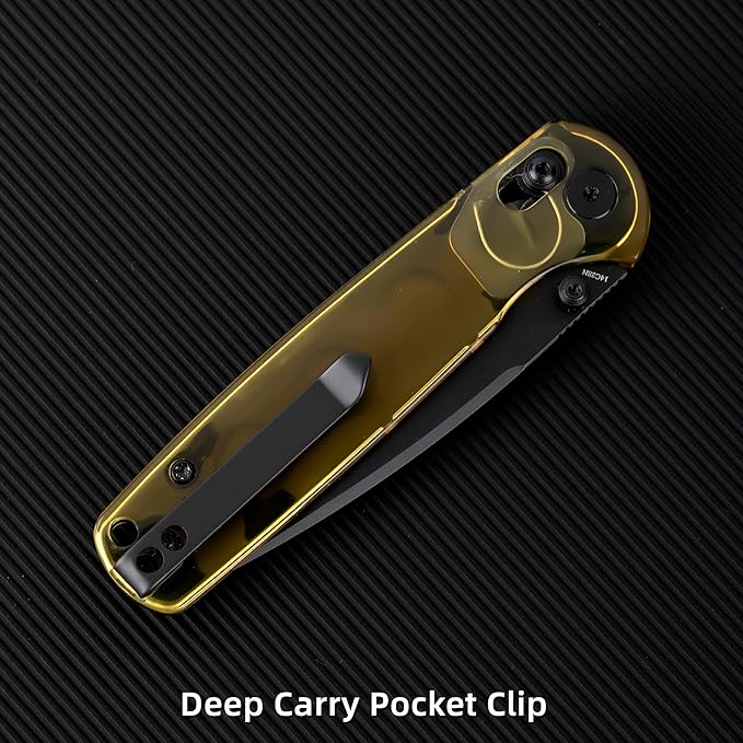 Folding Pocket Knife, Survival Knife Tactical Hunting Knife,3.23??Sharp Folding Blade with Ultem