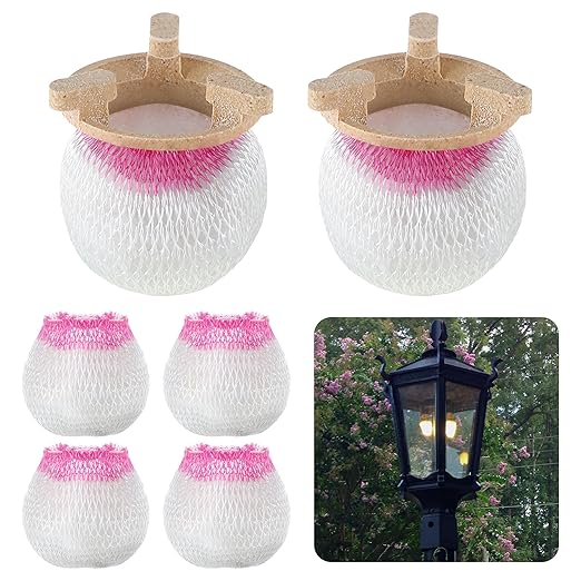 6 Pcs Gas Lamp Mantles with 179B Porcelain Attachment Ring, Soft Inverted Mantle, Lantern Mantles