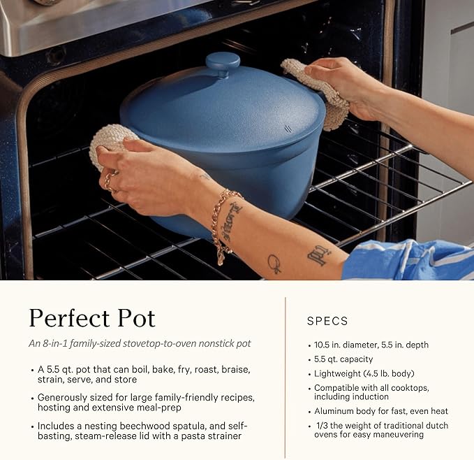 Our Place Cookware Duo - 7-Piece Set Including the Always Pan, Perfect Pot and Spatulas |