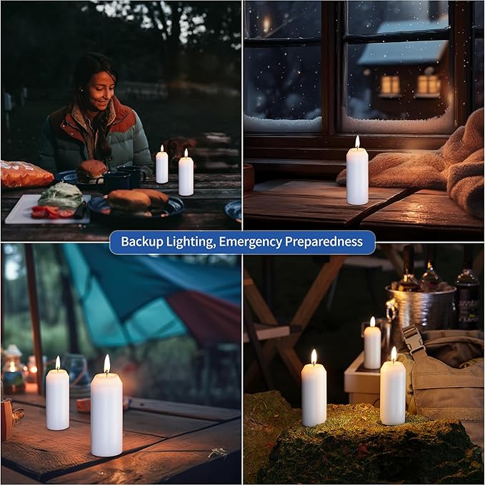 10Pack 15H+ Emergency Candles Long Burning Survival [20H+ Inside Candle Lanterns], 3??Unscented