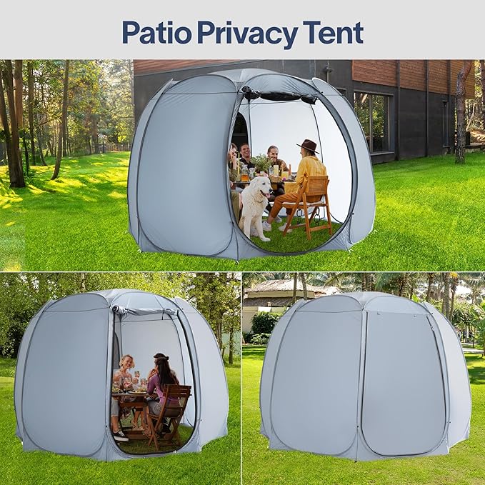 Alvantor Pop Up Screen Tent House Room Instant Outdoor Camping Canopy Sun Shelter Gazebo for Patio