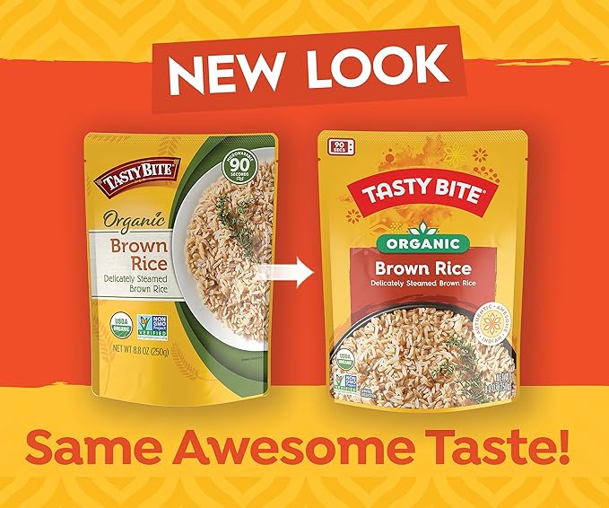 Tasty Bite Organic Brown Rice, 8.8 Ounce (Pack of 12)