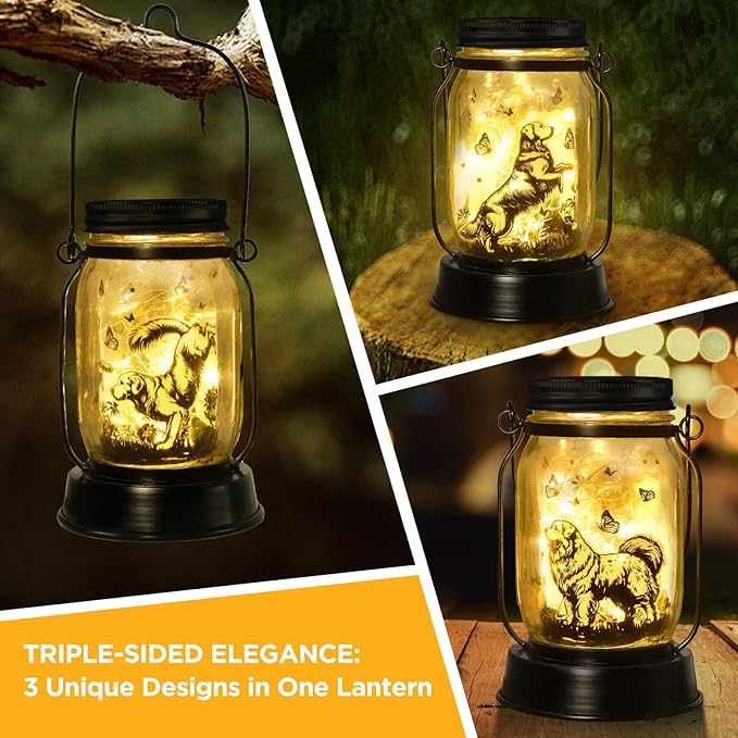 kyoryuger Pyrenees Gifts for Women/Men Pyrenees Dog Solar Lanterns Mom Birthday Dog Lovers Lantern