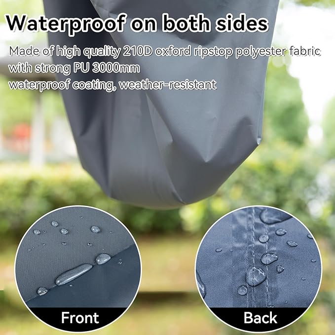 Hikeman Tent Footprint - Waterproof Camping Tarp, Heavy Duty Tent Floor Saver, Ultralight Ground