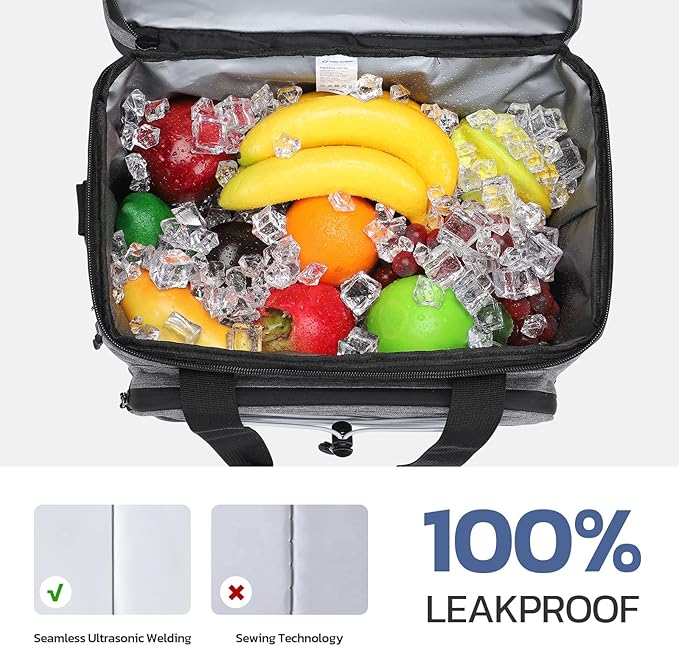 Maelstrom Collapsible Soft Cooler Bag, 24/30/60/75 Cans Beach Cooler, Ice Chest, Leakproof &